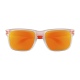 Očala Oakley HOLBROOK - 9102-H555 Crystal Clear-Fire Iridium