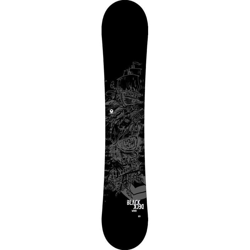 Snowboard FTWO BLACKDECK Wood - Grey - Infinity Sport 