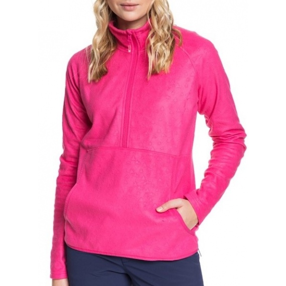 Majica Roxy CASCADE - Mml2 Beetroot Pink Risingpeak Embos