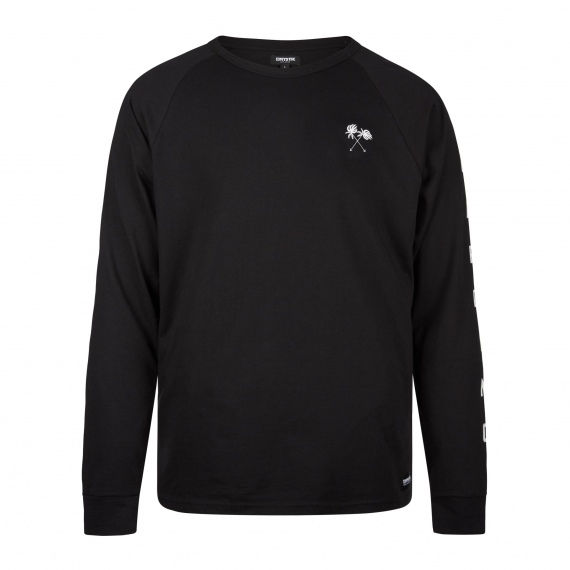 Majica Mystic CROW LS - 910 Caviar