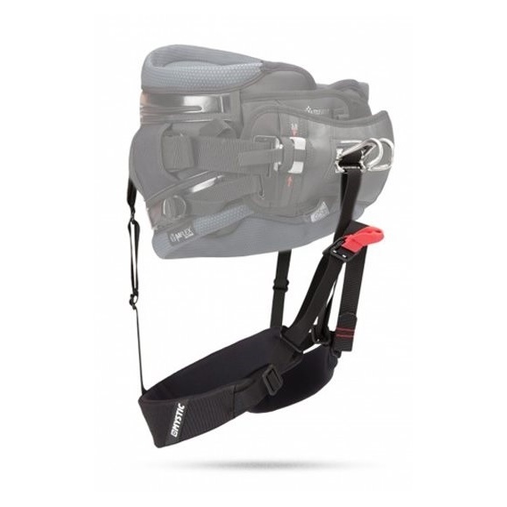 Mystic Zanke STRAPPIES Harness Seat Extension - 900 Black