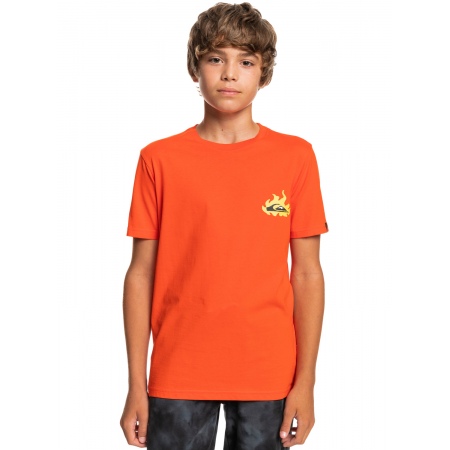 Quiksilver HELLS YEAH Junior T-shirt - Cherry Tomato