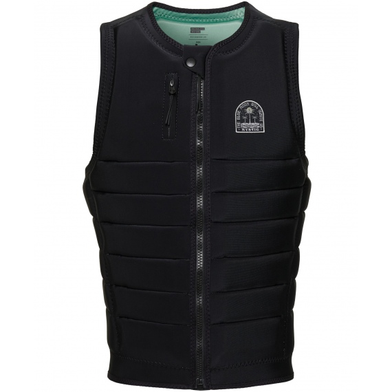 Mystic CHECK OUT Wake Impact Vest Frontzip - Black