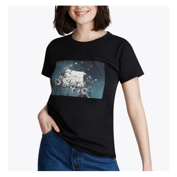 Majica Mystic CHERISH SS - 900 Black