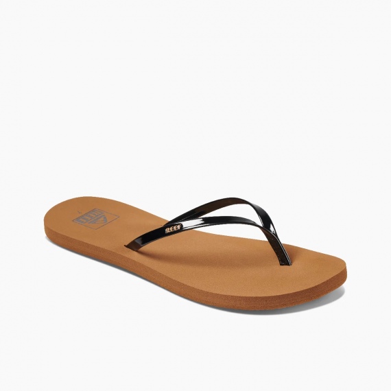 Japonke Reef BLISS NIGHTS - Black-Patent-Tan