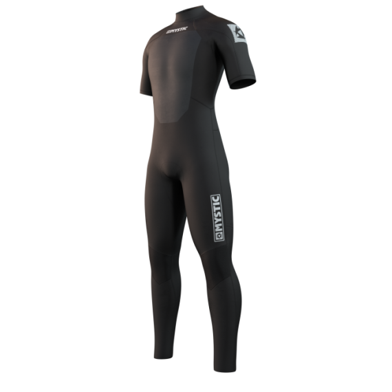 Mystic Obleka STAR 3-2 Shortarm Backzip - 900 Black