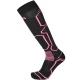 Nogavice Mico SKI MEDIUM WARM CONTROL - 159 Nero Fucbia Fluo