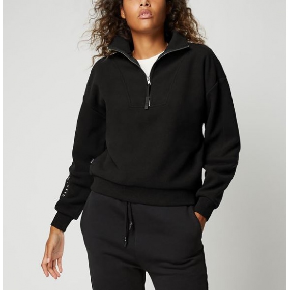 Majica Mystic THE HEAT Zip Up - 900 Black