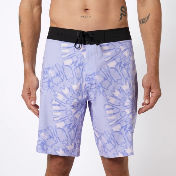 Hlače Mystic TIE DYE Boardshorts 20'' - Pastel Lilac