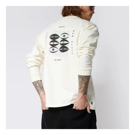 Majica Mystic TRESSPASS LS - Off White