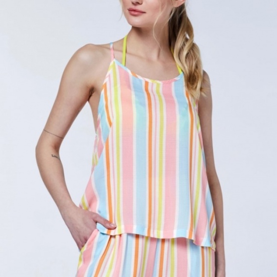 Majica Chiemsee CIPOLA - 2840 Light Pnk Light Blue Str