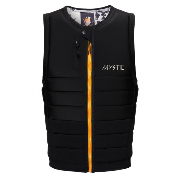 Mystic Jopič THE DOM Impact Vest Frontzip Wake - Black