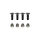 North DropBox Screw Pack 25 mm - Black