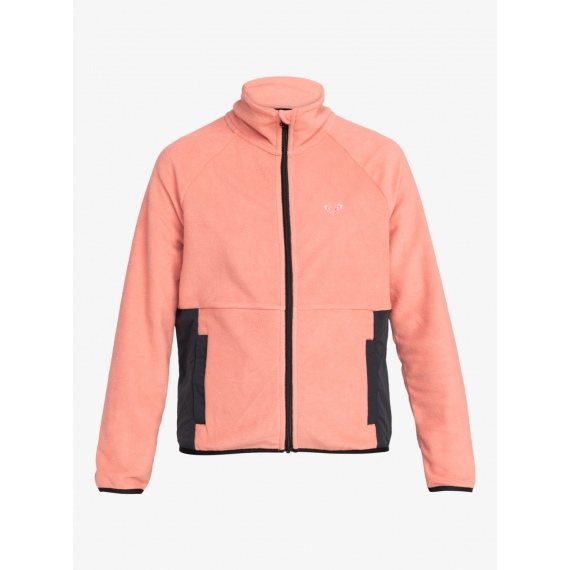 Majica Roxy WAVES OF WARMTH TECH JACKET - Dusty Rose