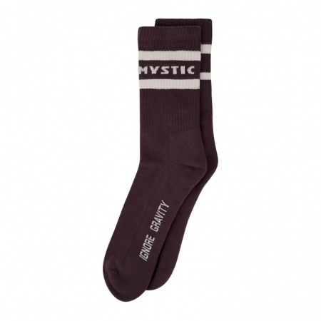 Mystic BRAND Socks - Red Wine