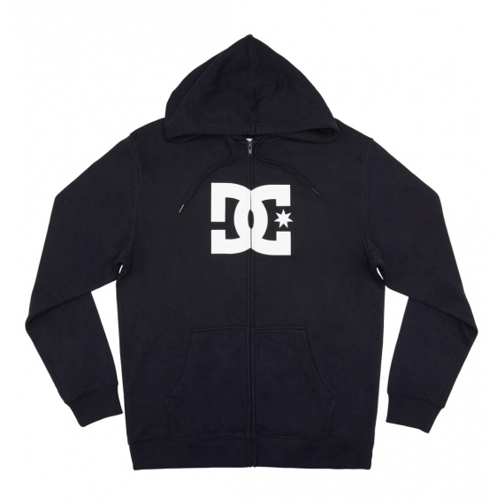 Majica DC STAR ZIP Hoodie - Black