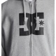Majica DC STAR ZIP Hoodie - Heather Grey