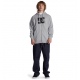 Majica DC STAR ZIP Hoodie - Heather Grey