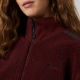 Majica Mystic TEDDY ZIP UP - 321 Red Wine