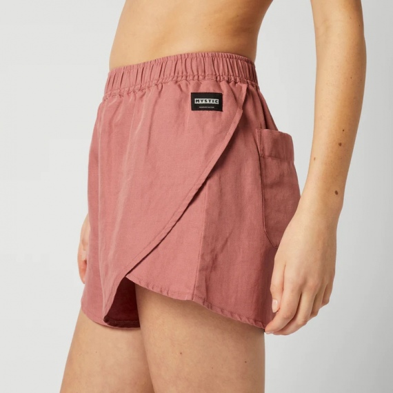 Mystic LINEN Shorts - Dusty Pink