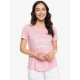 Majica Roxy CHASING THE WAVE - Meq0 Prism Pink