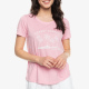 Majica Roxy CHASING THE WAVE - Meq0 Prism Pink