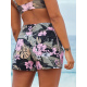 Roxy PRO THE 93 WIN Printed Boardshorts - Anthracite Classic Pro Surf