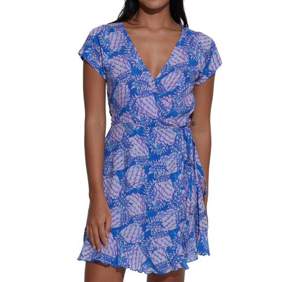 Obleka Slam CORA WRAP - Pine Cactus