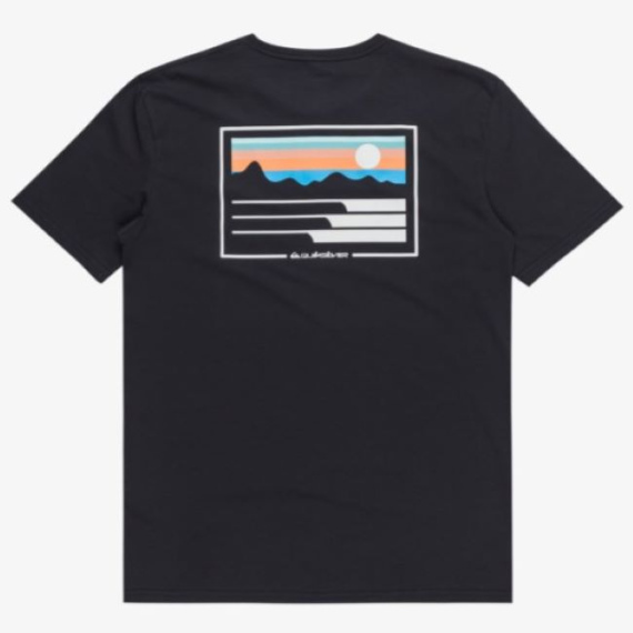 Quiksilver LAND AND SEA T-Shirt - Dark Navy