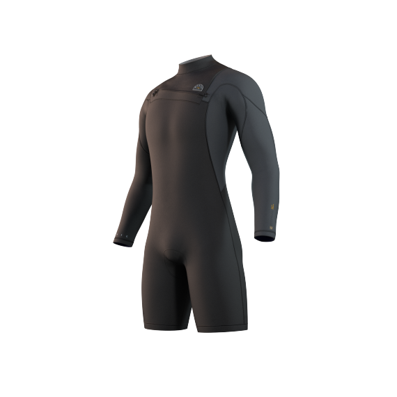 Mystic Obleka MARSHALL 3-2 Longarm Shorty Frontzip - 990 Black Grey