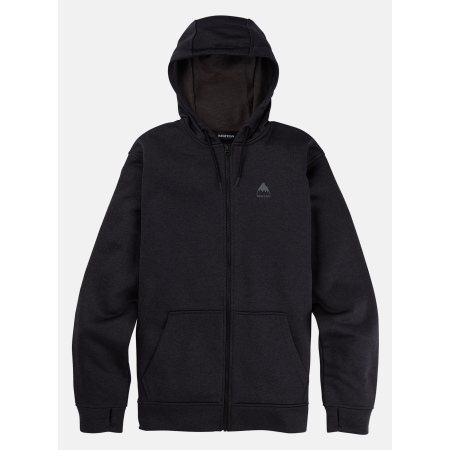 Majica Burton OAK Zip Hoodie - A30 True Black Heather
