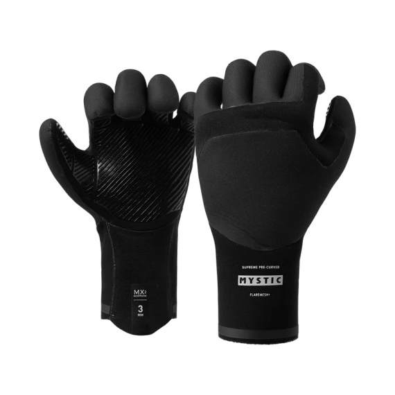 Mystic ROAM Glove 3mm 5Finger Precurved - Black