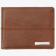Quicksilver STITCHY 3 Wallet - Chocolate Brown