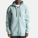 Majica Burton ELITE ZIP Hoodie - Petrol Green