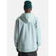 Majica Burton ELITE ZIP Hoodie - Petrol Green