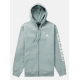 Majica Burton ELITE ZIP Hoodie - Petrol Green
