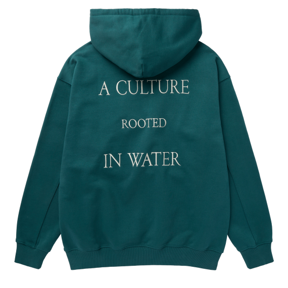 Majica Mystic ROOTED Hood - 695 Teal