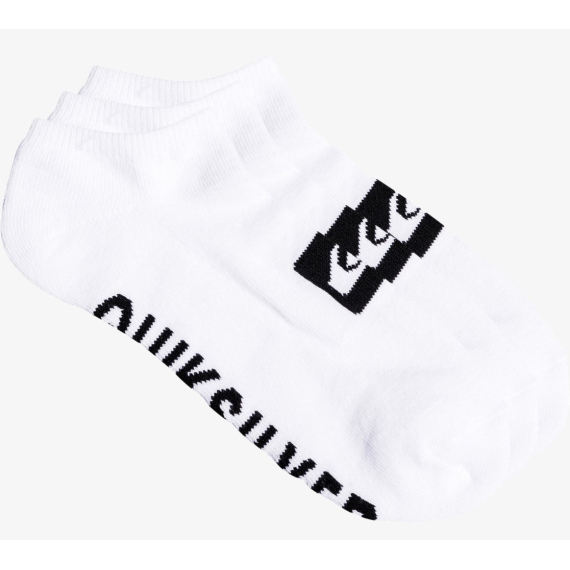Nogavice Quiksilver 3 ANKLE PACK - White