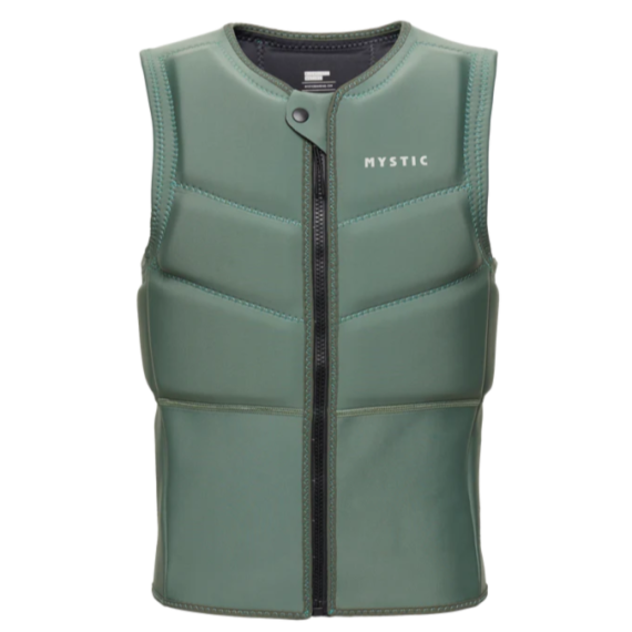 Mystic STAR Impact Vest Kite Front zip - Dark Olive