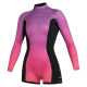 Mystic Obleka LUNAR Bruna Kajiya 2-2 Longarm Shorty Backzip Women - 370 Coral