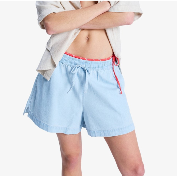 Roxy LEKEITIO BREAK MID DENIM Shorts - Light Blue
