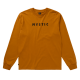 Majica Mystic BRAND LS - Golden Brown