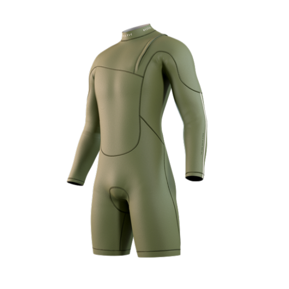 Mystic THE ONE 3-2 Longarm Shorty Zipfree - 671 Moss