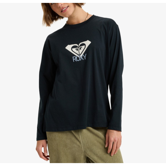 Majica Roxy HANGLOOSE ART LS - Kvj0 Anthracite