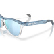 Oakley FROGSKINS RANGE XL - 9503-03 Transparent Stonewash Clear-Prizm Deep Water Polarized