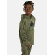 Burton KIDS OAK Hoodie - Forest Moss Heather