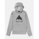 Burton KIDS OAK Hoodie - Gray Heather