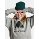 Burton KIDS OAK Hoodie - Gray Heather