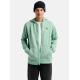 Majica Burton OAK Zip Hoodie - Soft Sage Heather