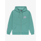 Quiksilver GRAPHIC HOOD ZIP - Gmw0 Deep Sea